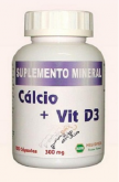 SUPLEMENTO DE CÁLCIO + VITAMINA D-3 - 100 CAPS 300 MG - PROL